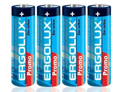 NEW Батарейка Ergolux R06 Promo