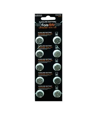NEW Батарейка FaisON AG4-LR626/377-10BL Alkaline, 1.5B, (10/200/2000), (арт.FS-B-1110)