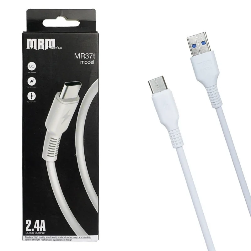 NEW Кабель USB MRM MR39t Type-C, 2.4A, B3593, силикон, мороз -50, 1000mm
