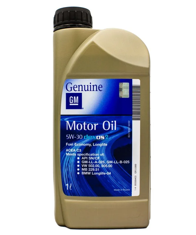Масло GM Dexos2 5W30 1л