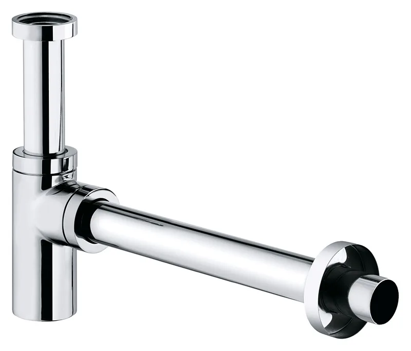 Сифон для раковины Kludi 1002005-00 32 мм, бутылочный, глянцевый хром