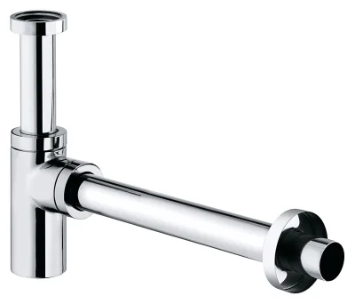Сифон для раковины Kludi 1002005-00 32 мм, бутылочный, глянцевый хром