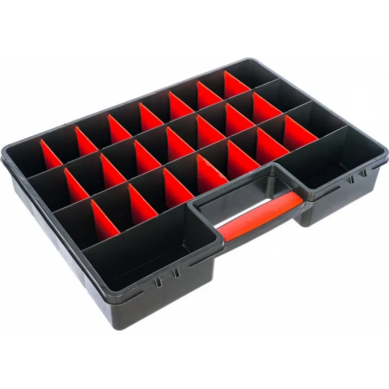 Ящик для крепежа пластиковый с защелкой 18" 460*320*80мм FIT 65650
