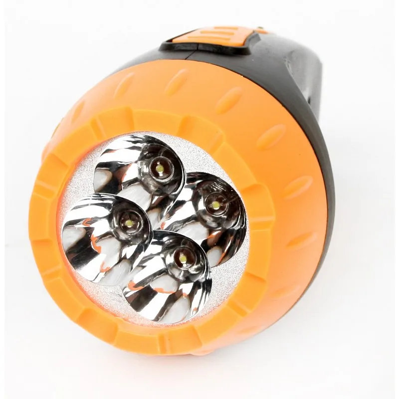 Фонарь акк LED3804 черн/жел 220В ULTRAFLASH 9215