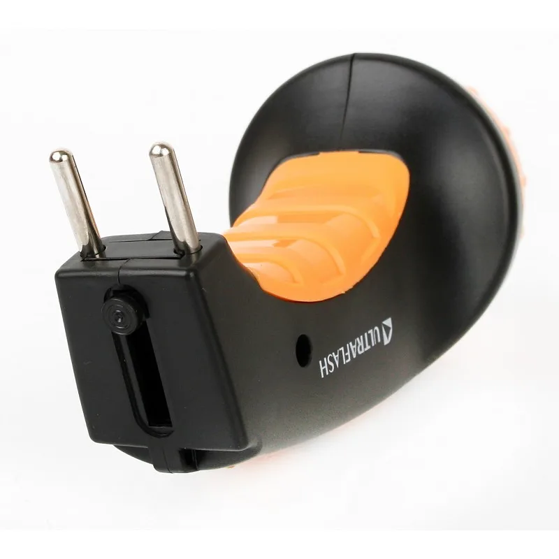 Фонарь акк LED3804 черн/жел 220В ULTRAFLASH 9215