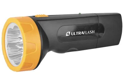 Фонарь аккум 220В черн /желт 5 LED SLA пластик ULTRAFLASH LED3827