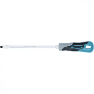 Отвертка SL8*200мм S2 трехкомп GROSS 12123