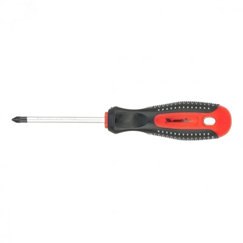 Отвертка Fusion PZ 1*75мм CrV 3-х комп рук"anti slip" Matrix 11401