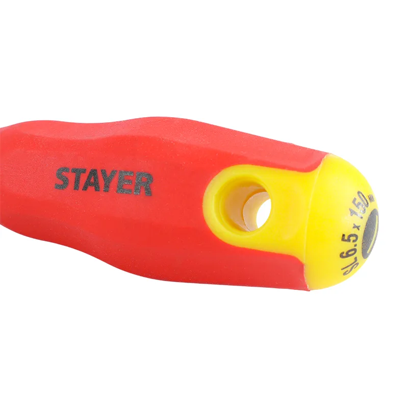 Отвертка STAYER SL6,5*150 мм диэл 1000Вт 25141-06-15_z01