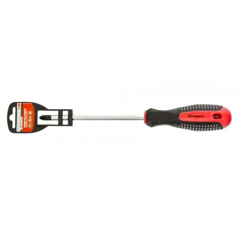 Отвертка Fusion PZ3*150 мм CrV 3-х компонентная рукоятка "anti slip" Matrix 11405