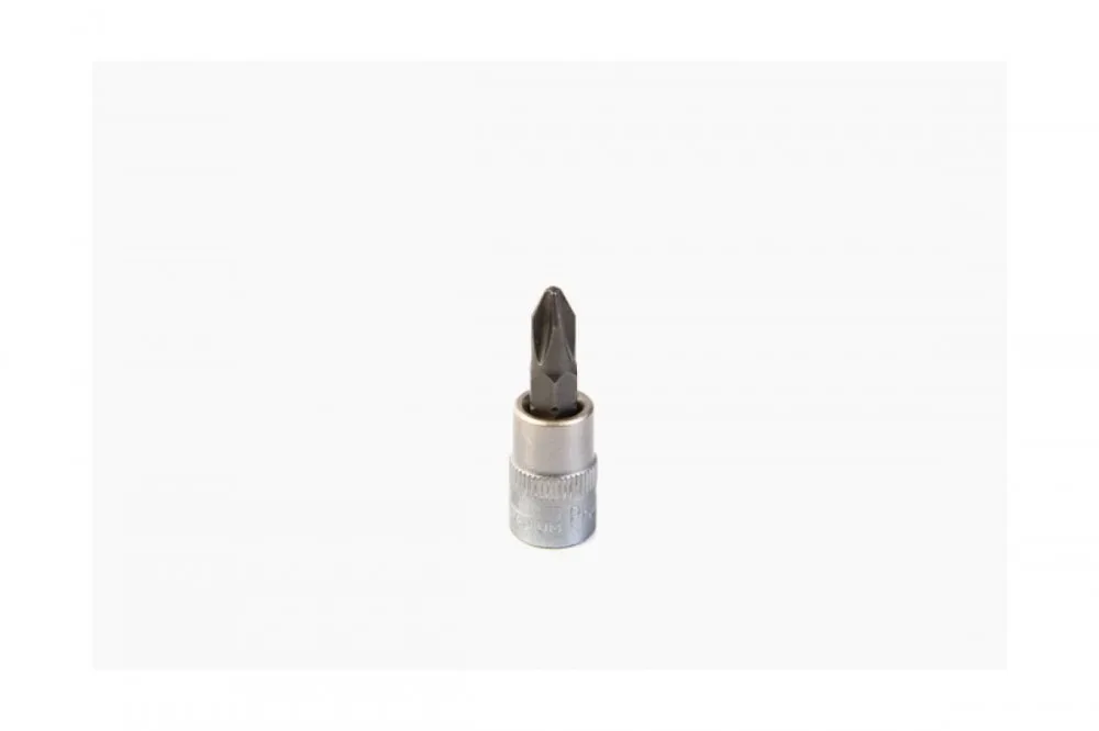 Головка с битой вставкой PH2, квадрат 1/4"", CrV// Stels 13817