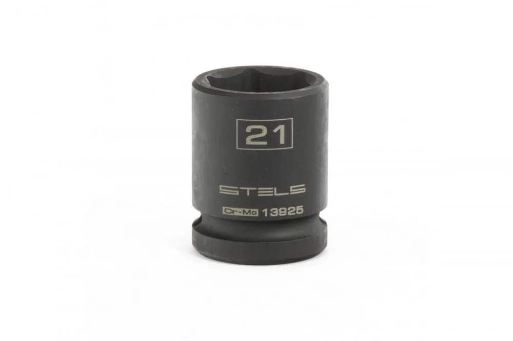 Головка ударная шестигранная 21мм 1/2" Stels 13925
