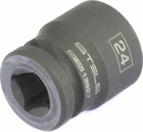 Головка ударная 24мм 1/2" 6-гр. CrMo STELS 13927