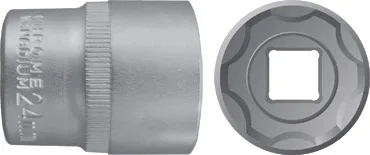 Головка торцевая 21мм 1/2" 6-гранная CrV FIT 62051