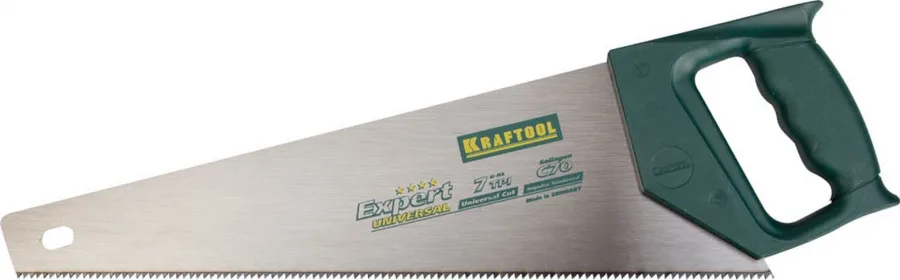 Ножовка по дереву 500мм 7/8 TPI зуб универс Alligator KRAFTOOL 15004-50
