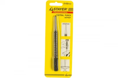 Кернер 100мм d-3,2мм STAYER 21432-3,2