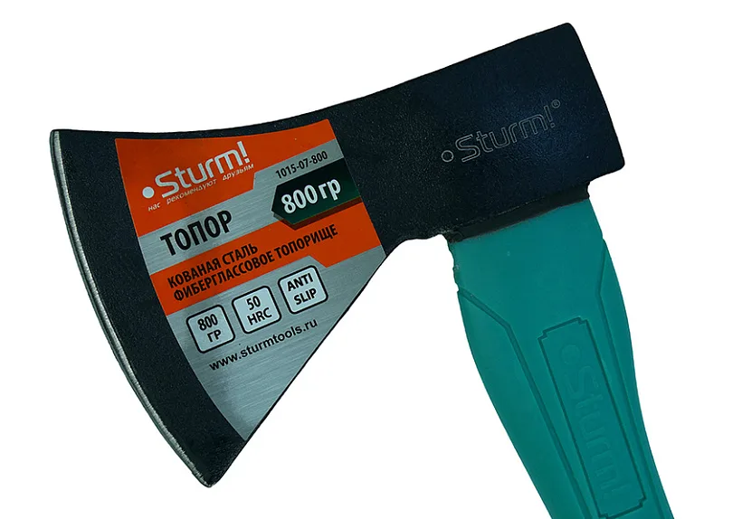 Топор 800 гр, ''Tomahawk'', ФИБЕРГЛАССОВОЕ ТОПОРИЩЕ Sturm!