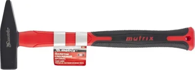 Молоток слесарный 600 г фиберглас обрезин рукоятка,квадрат боек optimal MATRIX 10370
