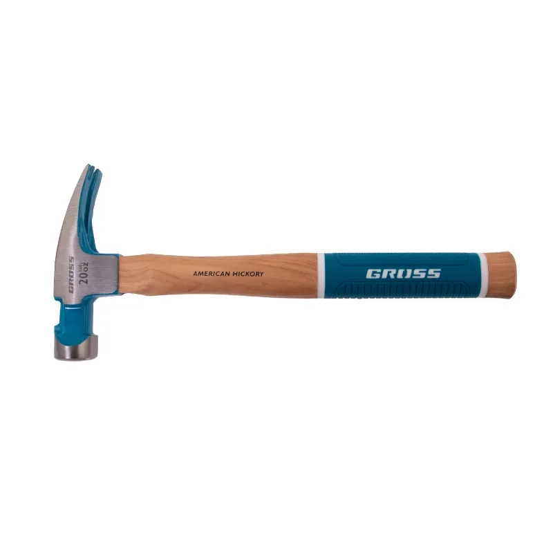 Молоток-гвоздодер,560 г магнит, обрезиненная рукоятка AMERICAN HICKORY GROSS 10419
