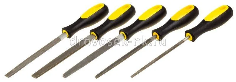 Набор напильников №2 150мм 2х-комп ручка STAYER 1681-15-H5_z01