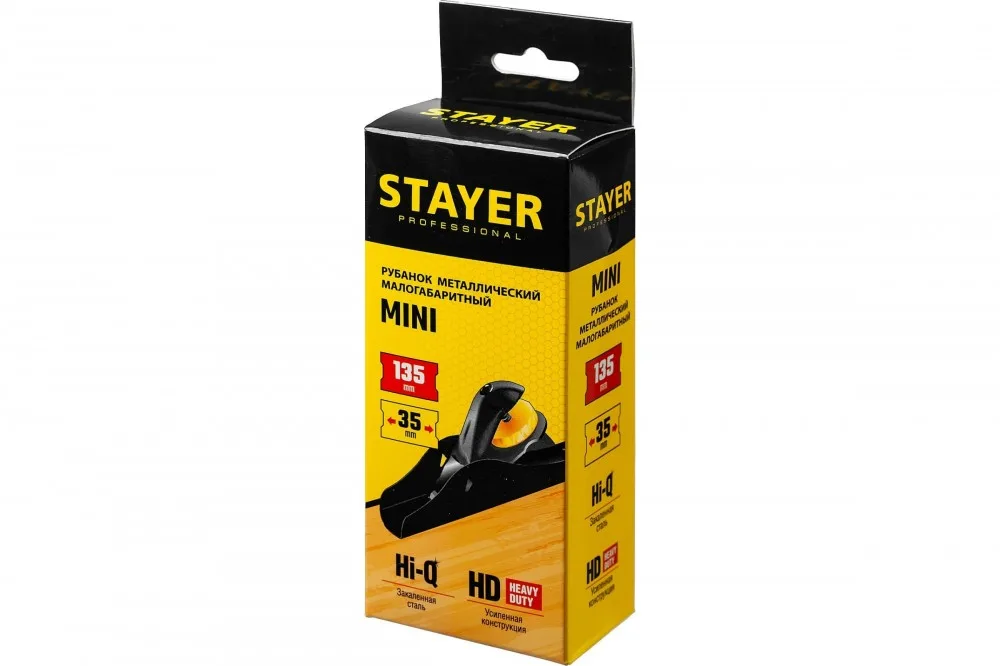Рубанок металлический 135*40мм STAYER MINI 1860