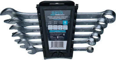 Набор гаечных ключей комбинированных Oasis 6шт 103011505008