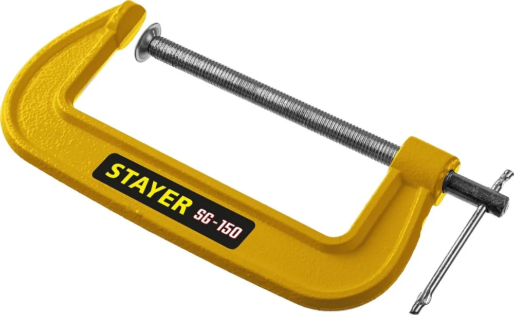 Струбцина STAYER G-образная, 150мм 3215-150