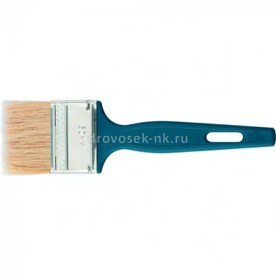 Кисть флейцевая "Эксперт", 25*6, натуральная щетина Сибртех