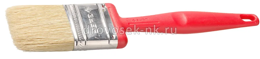 Кисть плоская ЗУБР БСГ-50 63мм, с быстросъемн. голов., натур. щетина 4-01050-063