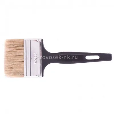 Кисть флейцевая 70*6 натуральная щетина пластиковая ручка СИБРТЕХ 82506