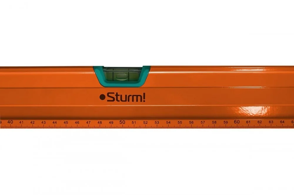 Уровень магнитный 1000мм 3 глазка антиударный Sturm 2015-05-1000