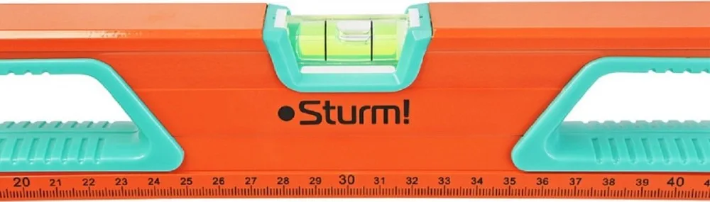 Уровень магнитный 600мм 3 глазка антиударный Sturm! 2015-05-600