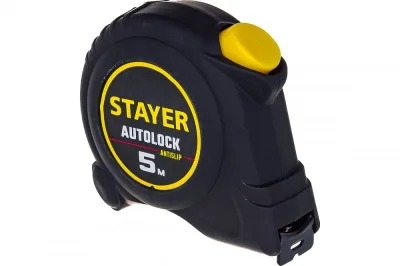 Рулетка 5м*19мм с автостопом STAYER 2-34126-05-19_z02