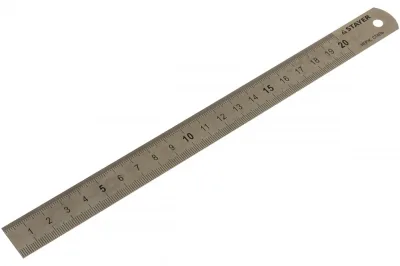Линейка из нерж стали 2-х сторонняя STAYER PROFI 0,2М 3427-020_z01