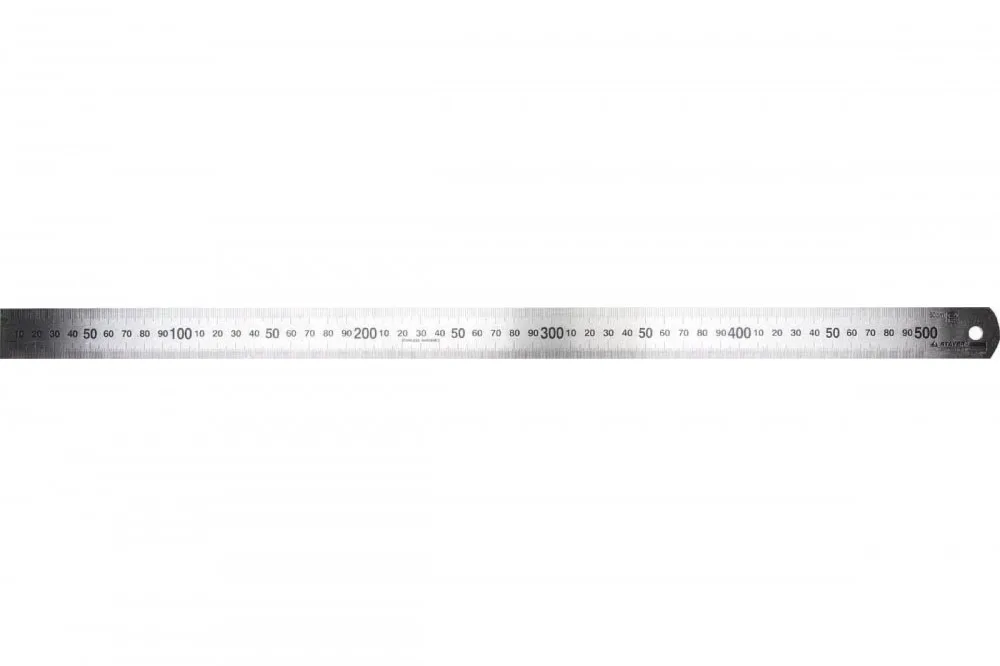 Линейка из нерж стали 2х сторонняя STAYER PROFI 0,5М 3427-050_z01