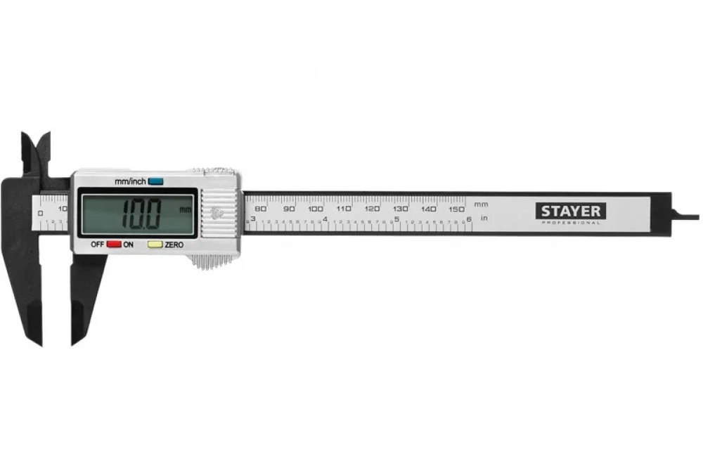 Штангенциркуль 150мм электронный шаг 0,01 STAYER 34411-150