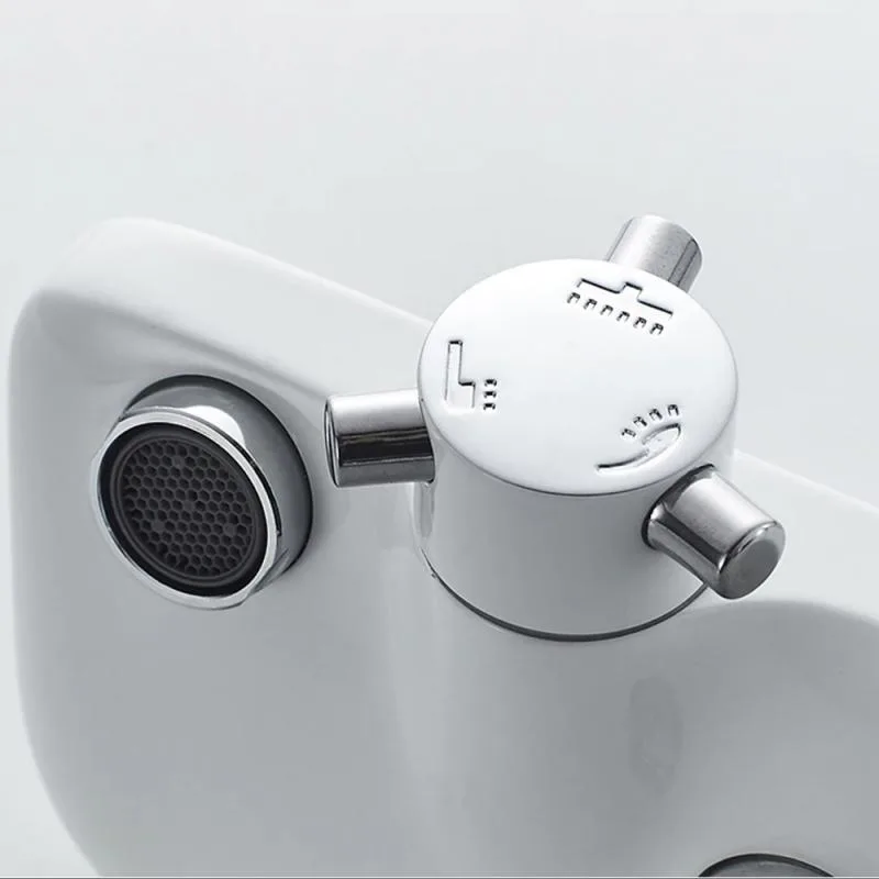 Душ. система со смес. и троп. душем белая LEDEME L2421W