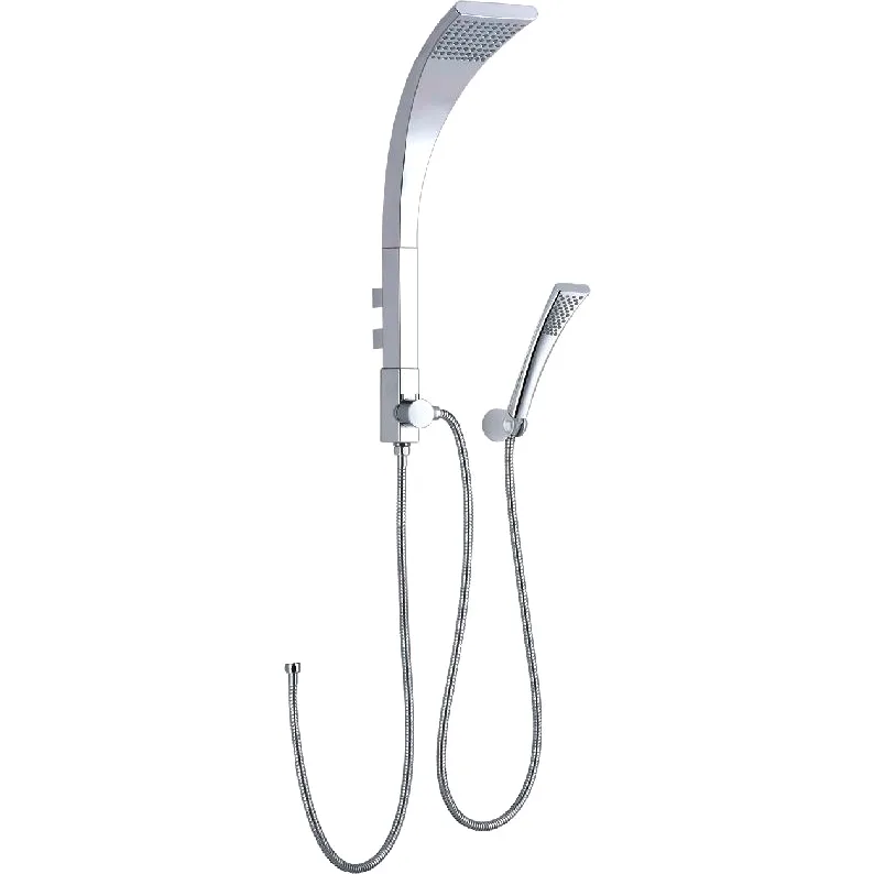 Панель душевая хромированная LEDEME L2405