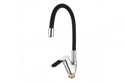 Смеситель Черный Кух.+силиконовый LEDEME L4153-2