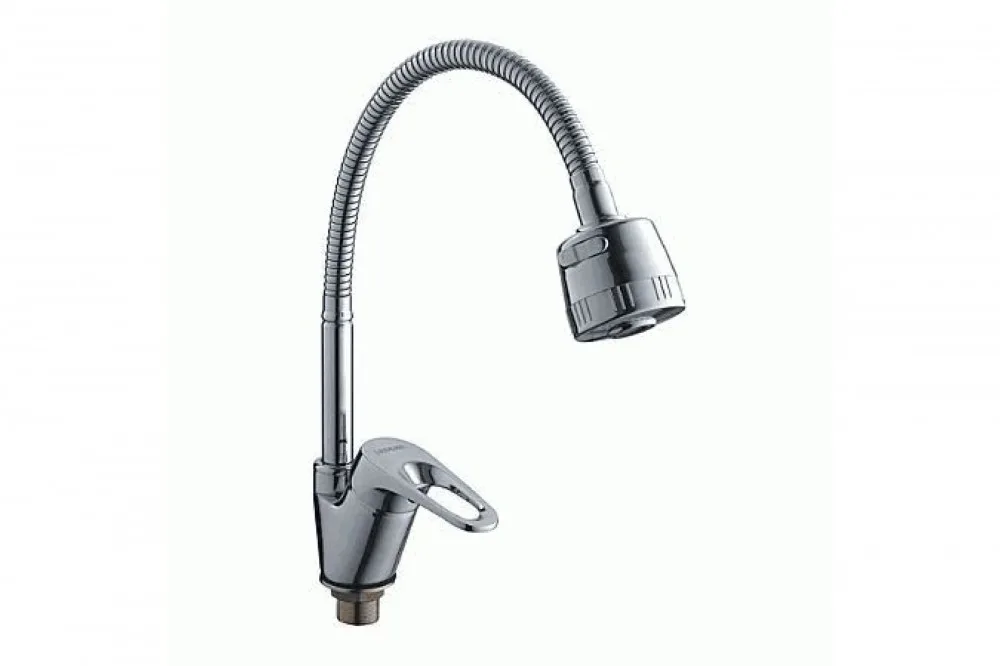 Смеситель для кухни+гиб. изливом LEDEME L4313