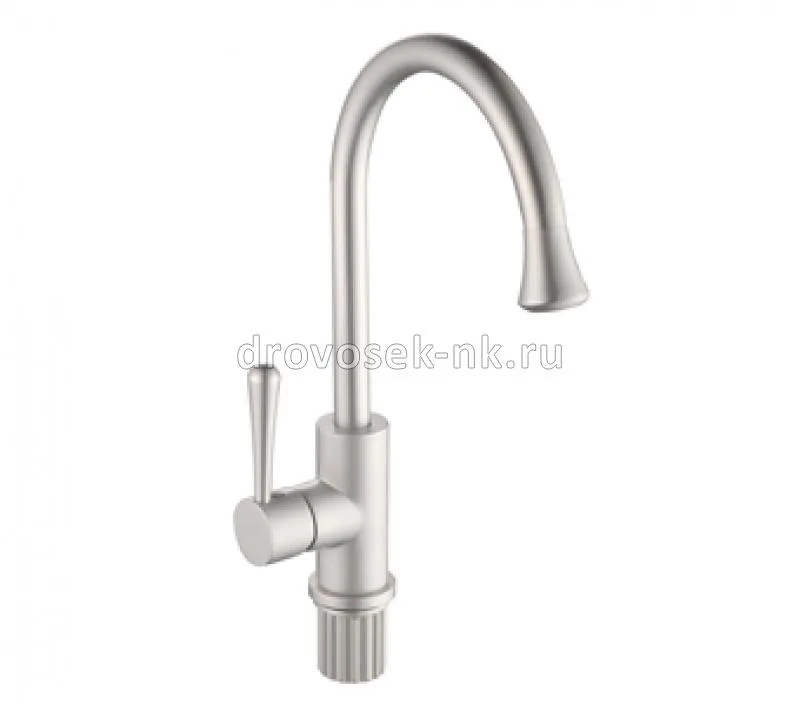 Смеситель для кухни авиац алюм. матовый FRAP F4152