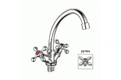 Смеситель для кухни с гайкой LEDEME L4927