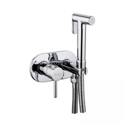 Смеситель с гигиен. душем, хром FRAP F7505