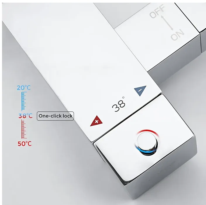 Термостатический смеситель с гигиеническим душем Gappo G7207-40