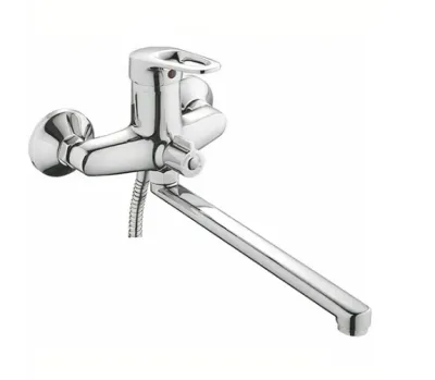 Смеситель для ванны с длинным изливом LEDEME L2268-B