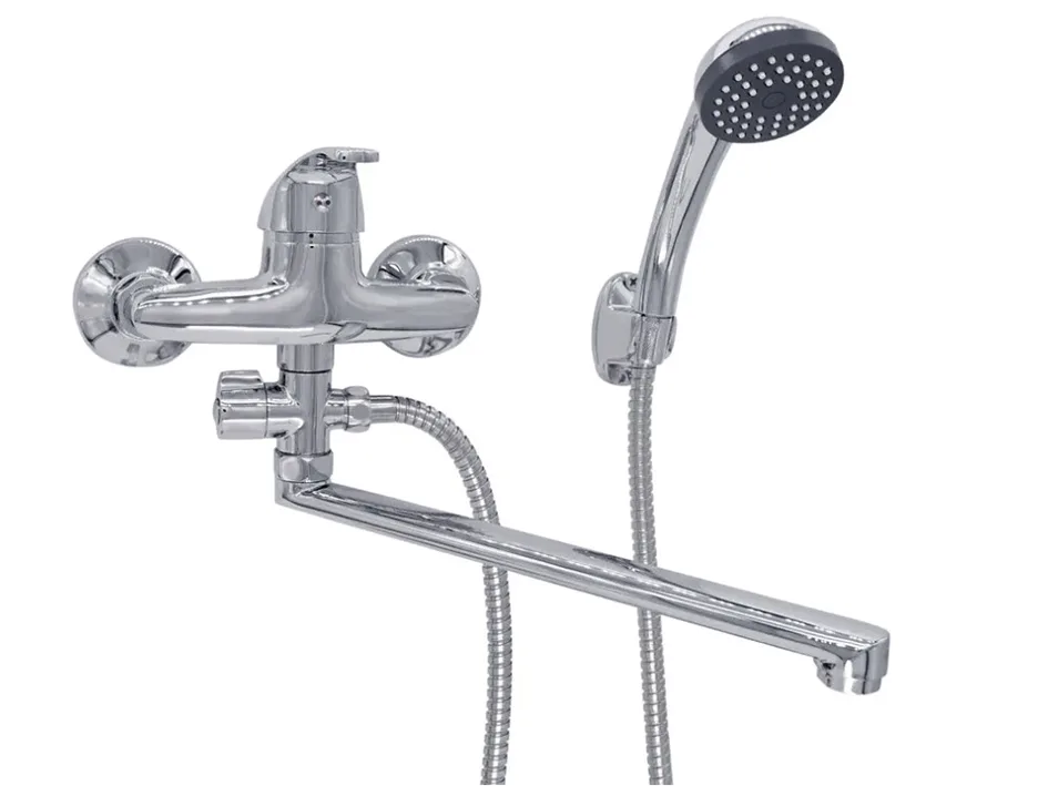 Смеситель для ванны с длинным изливом излив 30см Gota Rocio Cordoba G135710 (721904) $