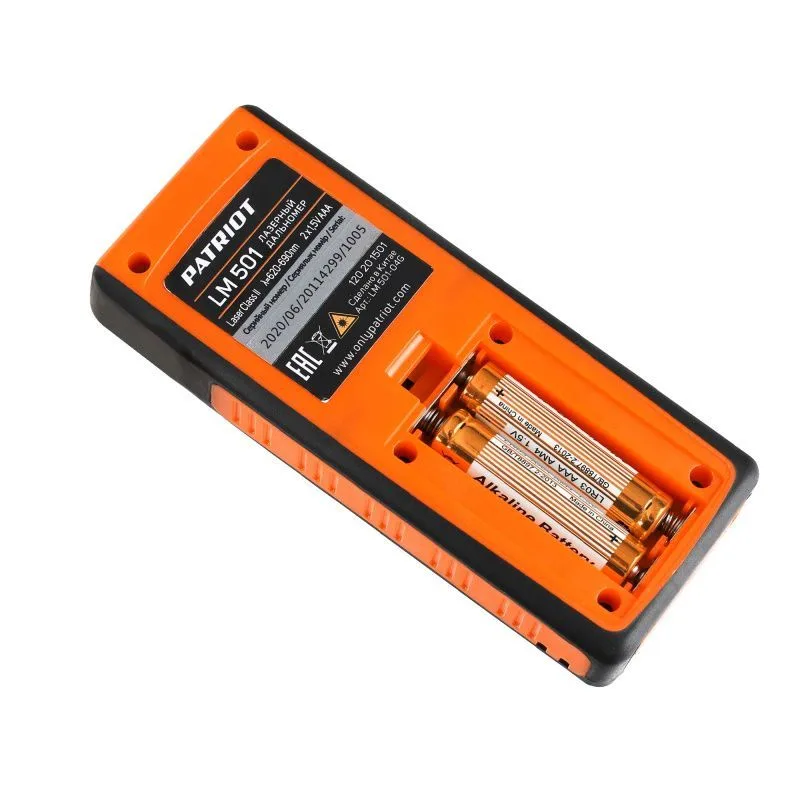 Дальномер лазерный PATRIOT LM 501 (50м) 120201501