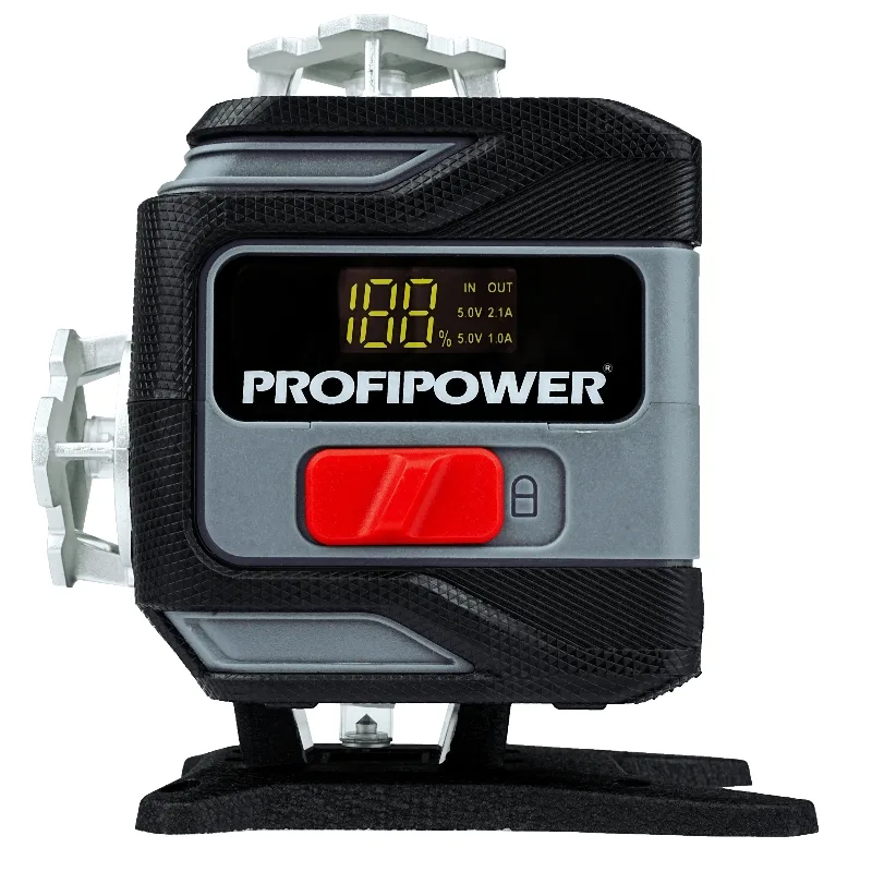 Нивелир лазерный ProfiPower NL-16G (16 лучей, зеленый, синий, красный, фиолетовый Li-ion) E0292