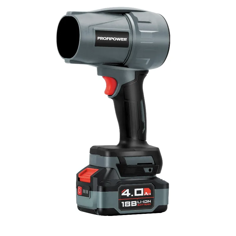 Воздуходувка аккумуляторная бесщет.ProfiPower Tornado MKBUB-20V E0225(20В,Li-Ion,1*4Ач,ЗУ,в коробке)