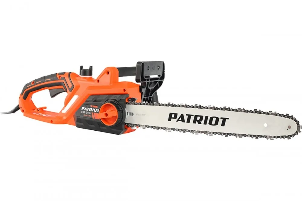 Пила цепная Patriot ESP2418 (2.4кВт, 18/45см, 3/8, 1,3мм, 62зв., поперчечный двигатель)